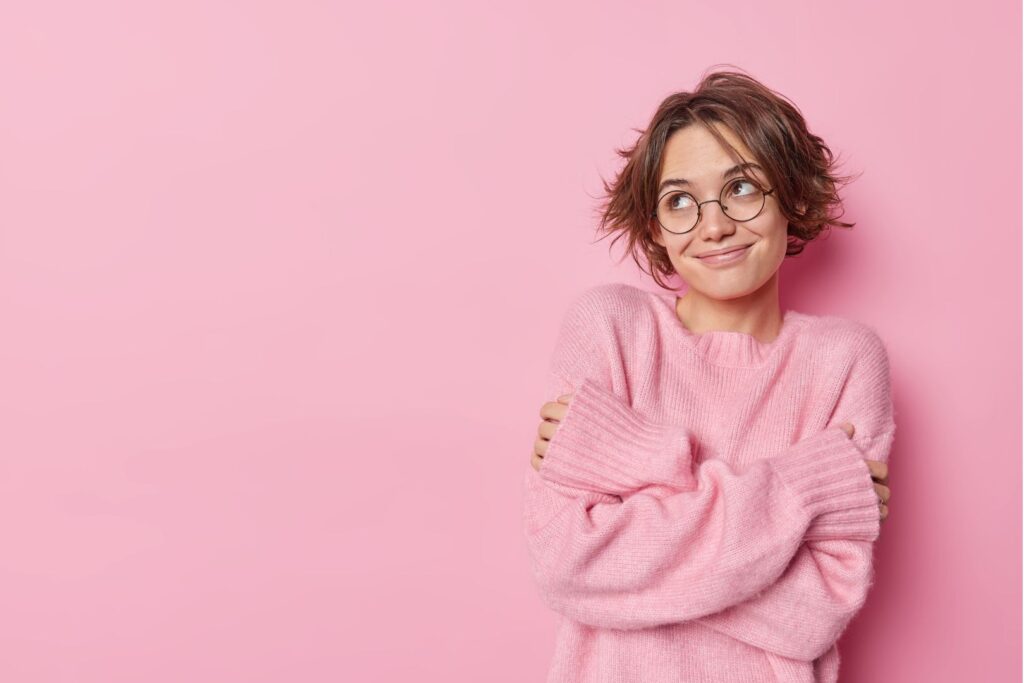 Selbstliebe und Selbstumarmung